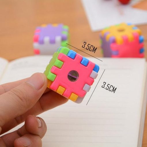 Rubik Building Blocks Pencils Sharpeners Toy4