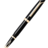 Sheaffer Valor Fountain Pen with 22K Gold Plate Trim - Glossy Black 2 SHEAFFER BLACK GT FOUNTAIN PEN