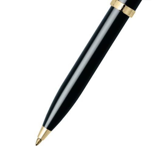 Sheaffer 100 9322 Black With Gold Tone Trim Ballpoint Pen img2