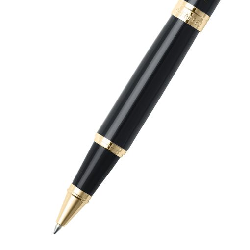 Sheaffer 300 9325 Glossy Black With Gold Tone Trim Rollerball Pen img2