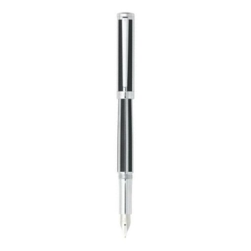 Sheaffer 9233 0 Intensity Striped Jet Black Fountain Pen img2 1