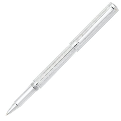 Sheaffer 9238 1 Intensity Fluted Chrome Rollerball Pen img1