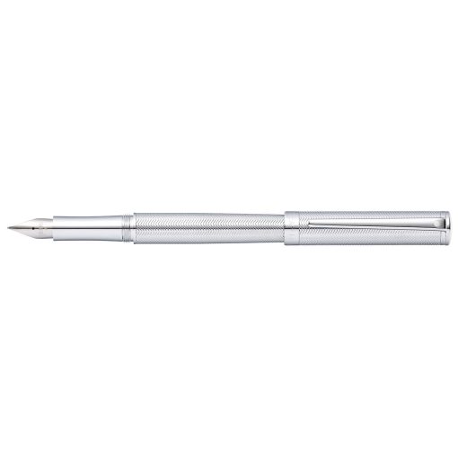 Sheaffer 9241 Intensity Engraved Chrome Fountain Pen img3