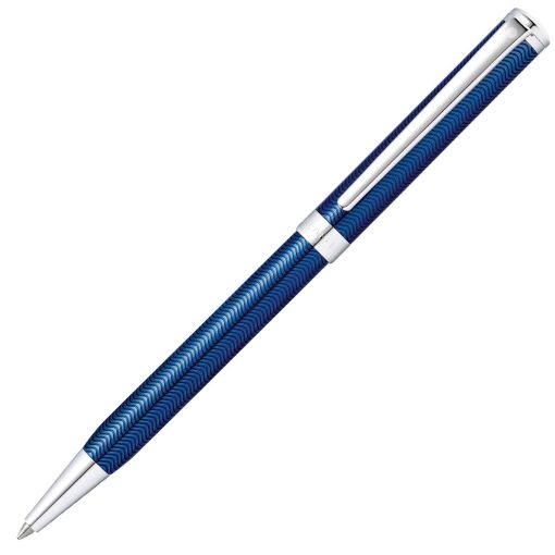 Sheaffer 9243 Engraved Blue Intensity Ballpoint Pen img1