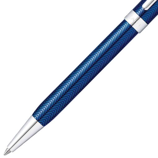 Sheaffer 9243 Engraved Blue Intensity Ballpoint Pen img2