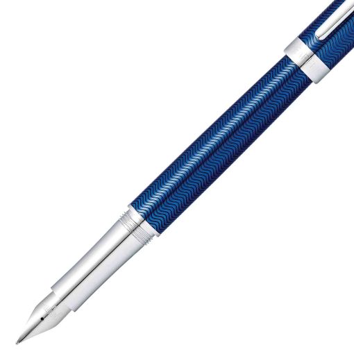 Sheaffer 9243 Engraved Blue Intensity Fountain Pen img3