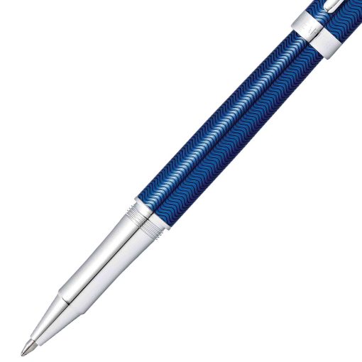 Sheaffer 9243 Engraved Blue Intensity Rollerball Pen img2