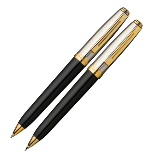 Sheaffer Prelude 337 Black GT Ballpoint Pen Pencil Set