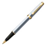 Sheaffer Prelude 342 Silver Rollerball Pen with Gold Plate Trim