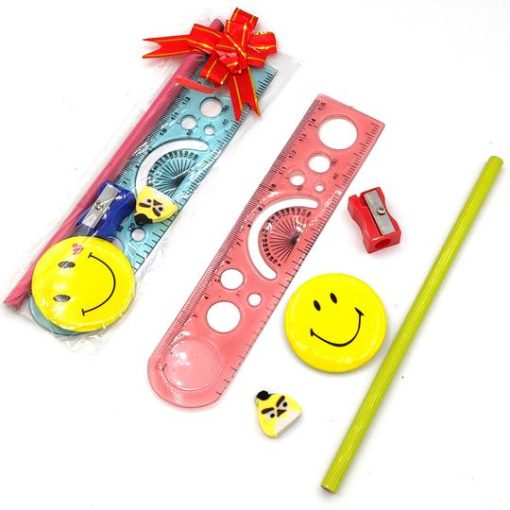 Smiley Batch 5 in 1 Stationary Gift Set1