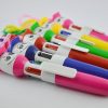 Smiley Face 4 In One Ball Pen With Cord Birthday Return Gift - Image 2