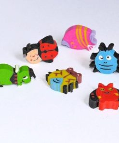 Stylish Insect Eraser For School Kids Return Gift Pack Of 6 Eraser1