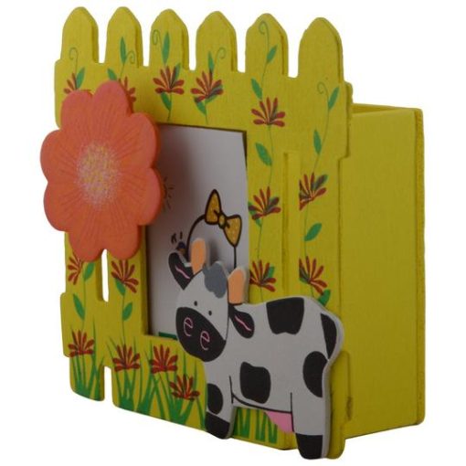 Wooden Animal FarmVille Pen Stand with Photoframe1