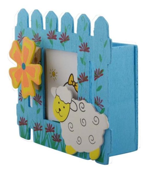 Wooden Animal FarmVille Pen Stand with Photoframe2