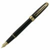 sheaffer 9173 signature black laque g t fountain pen img1
