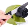 Battery Operated Home & Kitchen Useable Electric Knife Sharpener Multi-Functional Motorized Knife Blade Sharpener Home Kitchen Knives Sharpening Tool