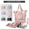 Foldable Travel Duffel Bag, Large Capacity Folding Travel Bag, Travel Lightweight Waterproof Carry Luggage Bag (Multicolour) - Image 6