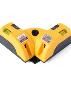 Right Angle - 90 Degree Horizontal & Vertical Laser Level Line Projection Square Level Laser with Two Suction Cups