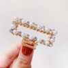 Pearl Hair Claw Metal Hair Clips Women's Set Hair Clip Medium for Thick Thin Hair Women and Girls Hair Accessories 3pc pack - Image 4