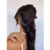 Hair Clips for Thin Hair Neutral Color Small Hair Clips 2" Square Matte 4PCS - Image 5