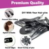 Tic Tac Hair Clips for Girls (Pack of PCs) Matt Black - Image 3
