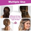 Tic Tac Hair Clips for Girls (Pack of PCs) Matt Black - Image 8
