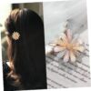 Latest Korean fashion Style Flower Lock Hair Clip Pin Hair Accessories set For Women And Girls (5 Pcs) - Image 4