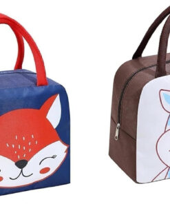 Cute Cartoon Animal Pattern Waterproof Large Capacity Lunch Box Bag for Women