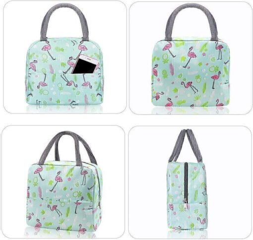 Insulated Lunch Bag Small for Office Men Women and Kids Canvas Tiffin Bags