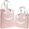21 insulated canvas smiley lunch bags with aluminum lining for original imahyg9r8vxnur2a