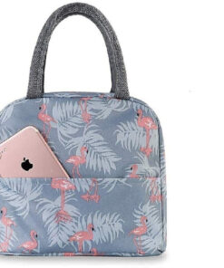 Cart 15 Portable Lunch Bag Portable Insulated Canvas Tiffin Bag