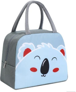 Cute Cartoon Animal Pattern Waterproof Large Capacity Lunch Box Bag for Women