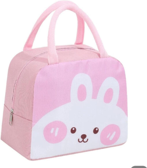 Cute Cartoon Animal Pattern Waterproof Large Capacity Lunch Box Bag for Women