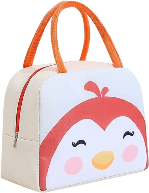 Insulated Reusable Small Lunch Bag Tote Bag for Women Printed Lunch Bag