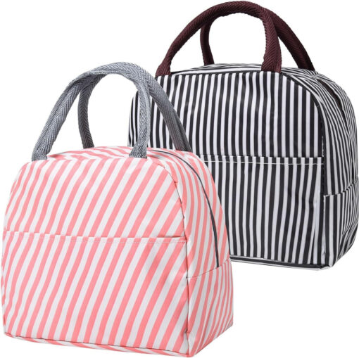 Lunch Bag for Women,2PCS Flamingo Animal Lunch Box Lunch Tote Bag Handbags