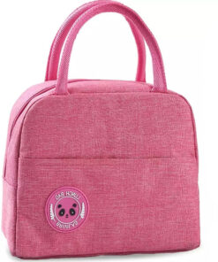 Insulated Lunch Bag for Men Women Kids Boy Girl Smiley Design Tote Lunch Bag