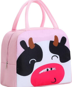 Cute Lunch Bags for Women, Small Portable Cartoon Thermal Lunch Bag
