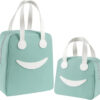 24 insulated canvas smiley lunch bags with aluminum lining for original imah28gdd48wuveu