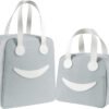 24 insulated canvas smiley lunch bags with aluminum lining for original imahyjnkqpqh7apw