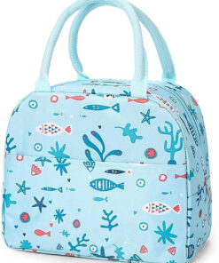 Cart 5 Insulated Lunch Bags Small for Women & Men Tote Bag Thermal Cooler