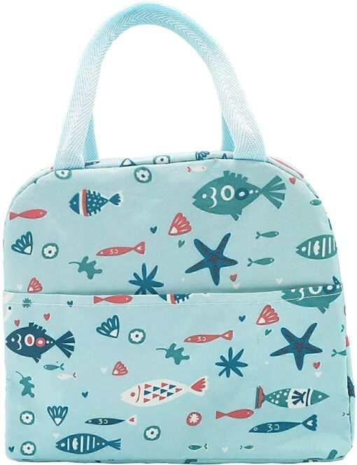 Polyester Lunch Bags for Office Women, Men, Kids Insulated Travel Box