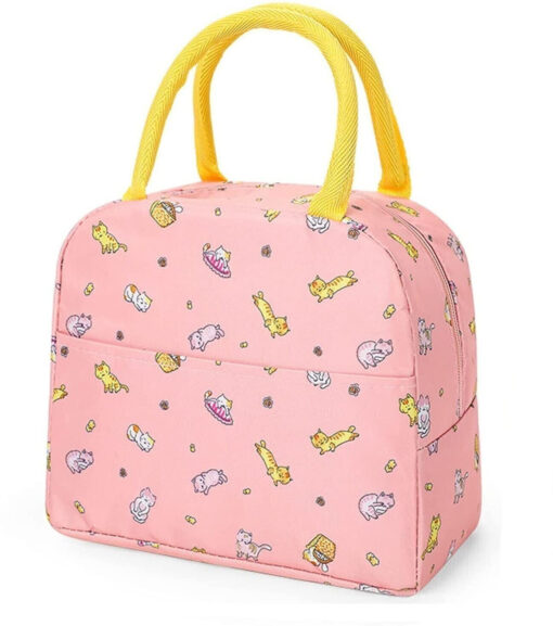 Polyester Lunch Bags for Office Women, Men, Kids Insulated Travel Box