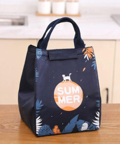 Thick Thermal Insulated Cooler Lunch Bag Large Capacity Portable Cartoon