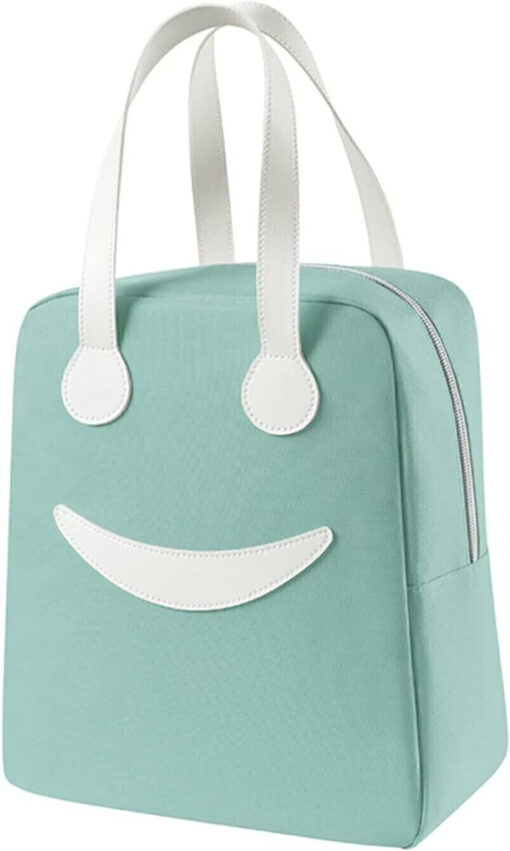 Canvas Insulated Bento Bag Heat Insulation Thick Tote Bag Hand Lunch Box Bag