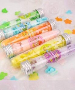 KARDIFF Paper Soap Clean Soft Bath for Travel in Flavour Design Tube Shape Bottle (Pack of 6)