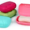 KARDIFF Soap Holder|Portable Plastic Self Draining Soap Stand|Leakproof Soap Box for Bathroom,Outdoor Camping,Traveling(Pack of 2_Multicolor)