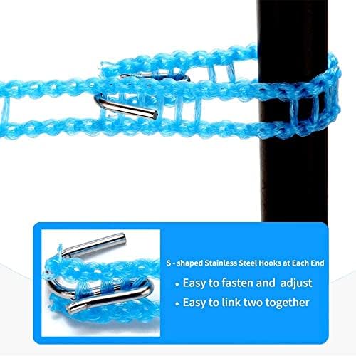 KARDIFF Indoor Nylon Rope with Hooks/Windproof Anti-Slip Clothes/Washing Line Drying/Nylon Clothesline Rope - 5 Meter (Multicolor) 4 41Qy1dZDQPL