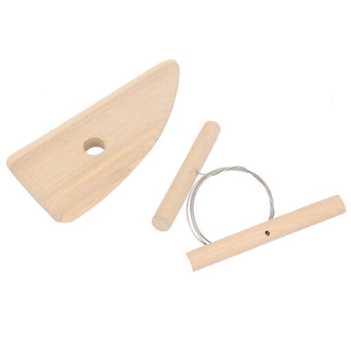 KARDIFF Clay Sculpting Tools Set - 8 Pcs Pottery Tool Kit - Ceramic Pottery & Clay Ribbon Wood Modeling Tools Kit (8 Pack)