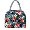 KARDIFF Insulated Lunch Bag for Kids, Women Small Lunch Leakproof Bag for Office, Work, School, Picnic Beach, Office, Outdoor Picnic Bag (Floral Black)