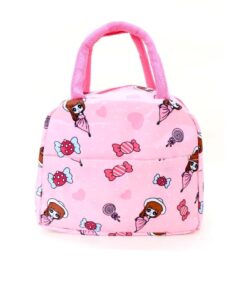 KARDIFF Insulated Lunch Bag for Women Small Lunch Leakproof Bag for Office, Work, School, Picnic Beach, Office, Outdoor, Gymor Travel (Pink Lady)
